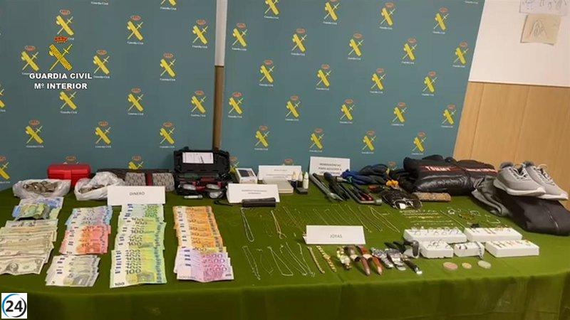 Peligrosos delincuentes arrestados tras llevar a cabo cerca de 150 robos en viviendas del norte de España, incluyendo Asturias