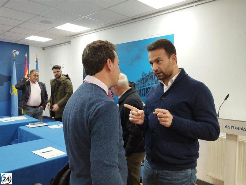 Queipo propone una alianza entre PP y el Principado para apoyar el desarrollo del proyecto de descarbonización de Arcelor