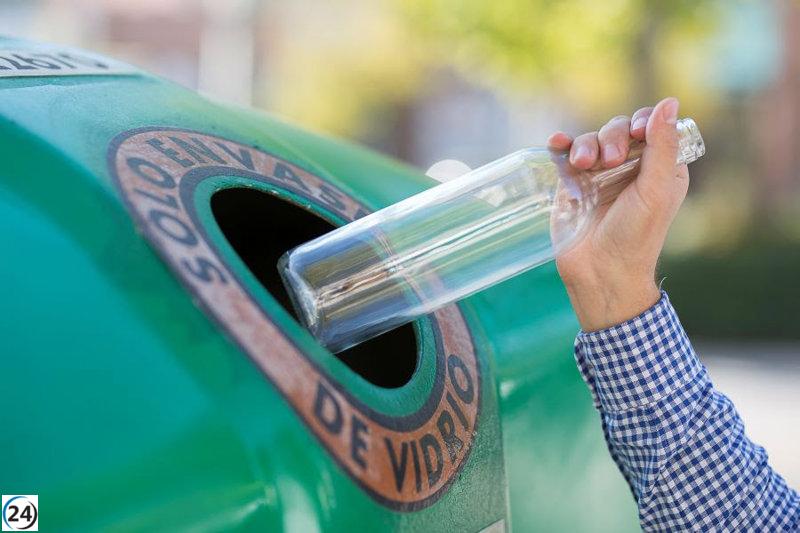 Asturias bate récord al reciclar 17.535 toneladas de vidrio en 2023.