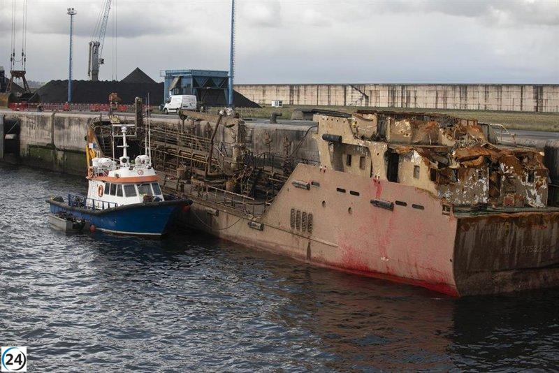 Capitanía Marítima finaliza inspección de 330 buques en El Musel en 2023.