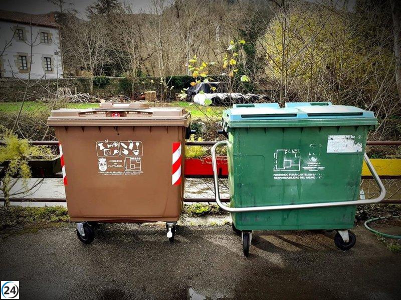 Cantabria implementará el contenedor marrón en mayo y enviará residuos a Asturias.