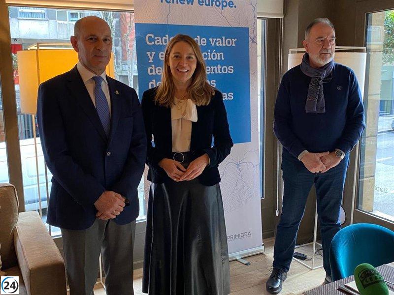 La eurodiputada Susana Solís insta a Asturias a beneficiarse del reglamento de materias primas críticas.