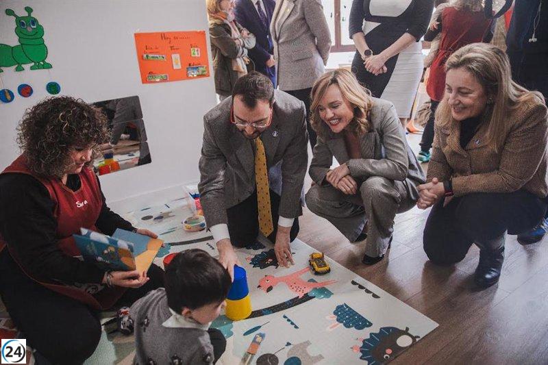 Alegría inspecciona centros educativos en Asturias para niños de 0 a 3 años.