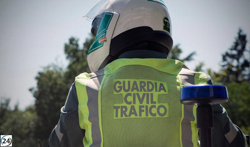 Joven sorprendido por sexta vez conduciendo sin puntos y bajo los efectos del alcohol y las drogas por la Guardia Civil.