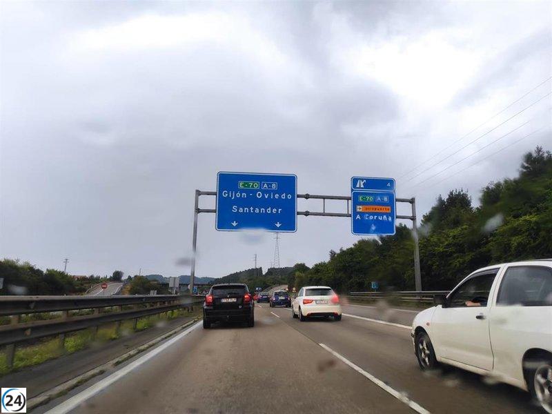 Varias personas resultan heridas en una serie de accidentes en Asturias durante el fin de semana