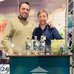 La ginebra Orbayu Gin de Asturias gana premio en el London Spirits.