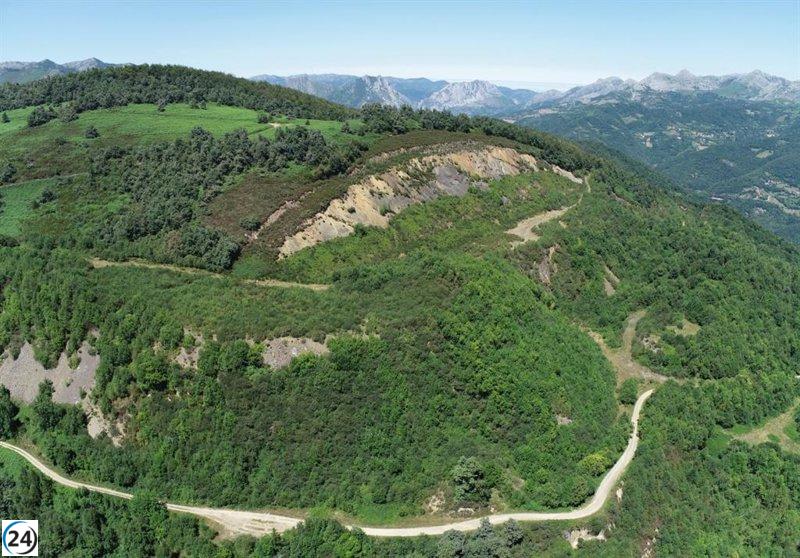 Gobierno de Asturias recupera antigua mina en Reserva de la Biosfera Ubiñas-La Mesa.