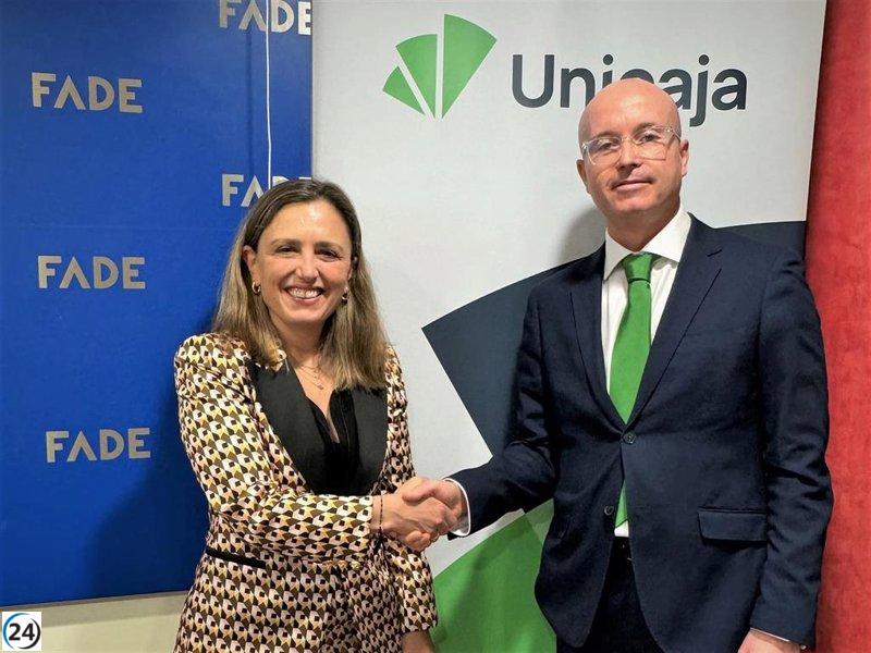 Unicaja y FADE se unen para apoyar a las empresas asturianas.