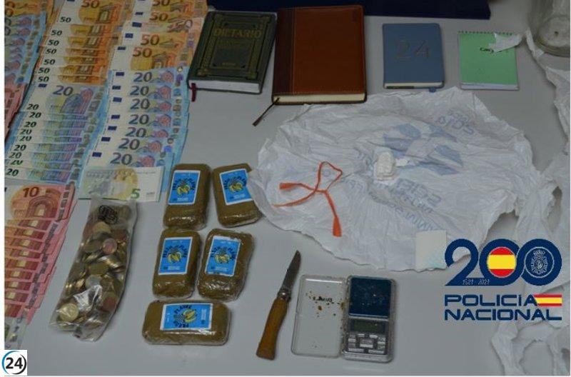 La Policía Nacional desmantela red de venta de droga en Mieres.