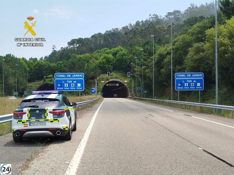 50 accidentes en carreteras de Asturias desde el puente del 15, según la Guardia Civil.