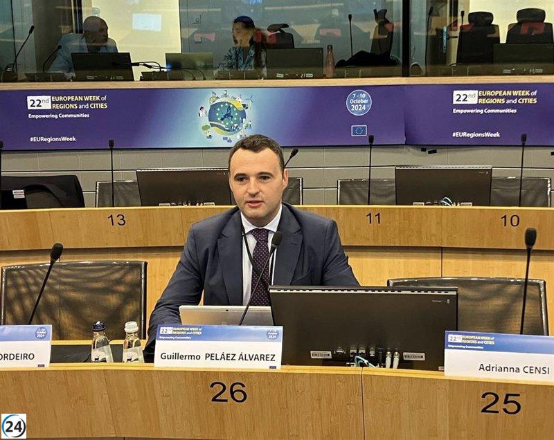 Peláez exige financiación de la UE para combatir la despoblación en Asturias rural