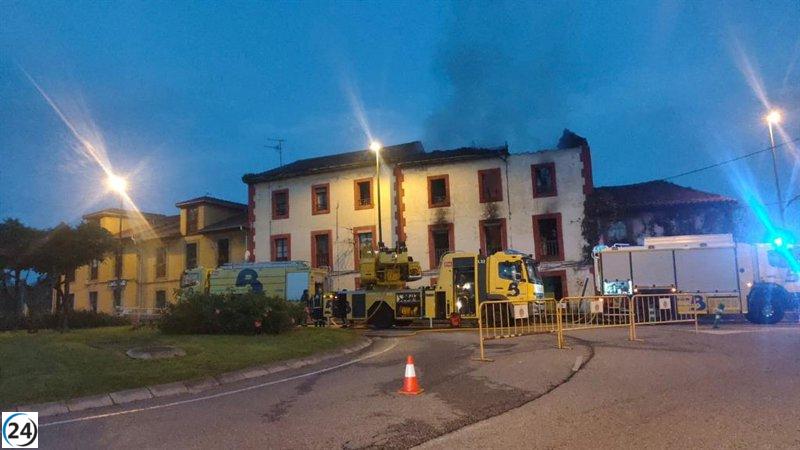 El fuego en una vivienda de Avilés ha sido controlado.