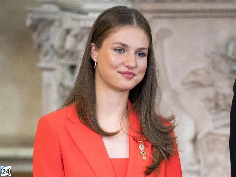 La Princesa Leonor galardonada como Alcaldesa Honoraria de Oviedo.