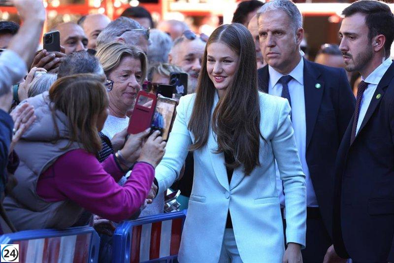 La princesa Leonor expresa su orgullo por sus raíces asturianas.