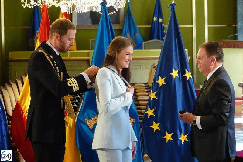 La Princesa Leonor nombrada alcaldesa honoraria de Oviedo.