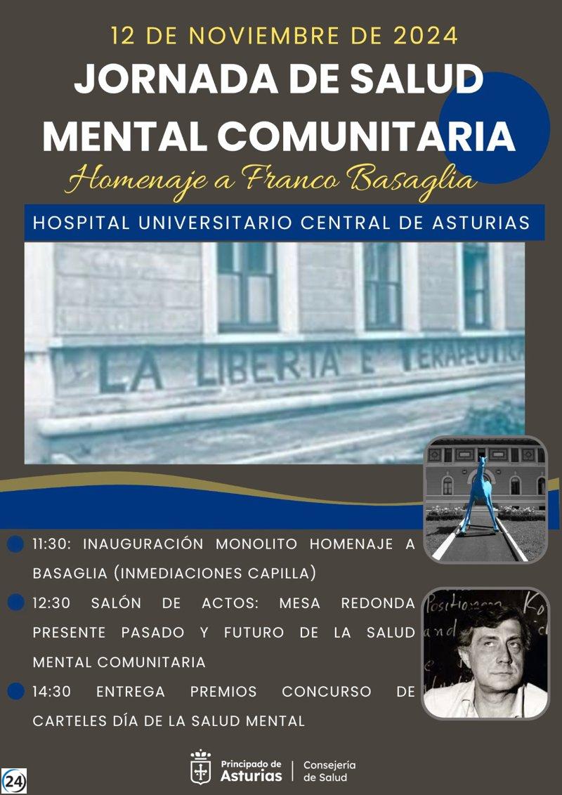 Asturias rinde tributo al psiquiatra italiano Franco Basaglia, pionero en salud mental comunitaria.
