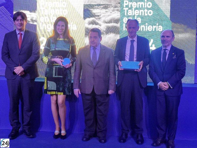 Cristina León y Javier Sáenz de Jubera son destacados en Ingeniería por Fundación Caja Rural y Universidad.