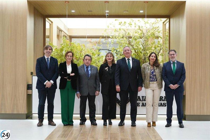 Caja Rural de Asturias inaugura su nueva sede en Oviedo.