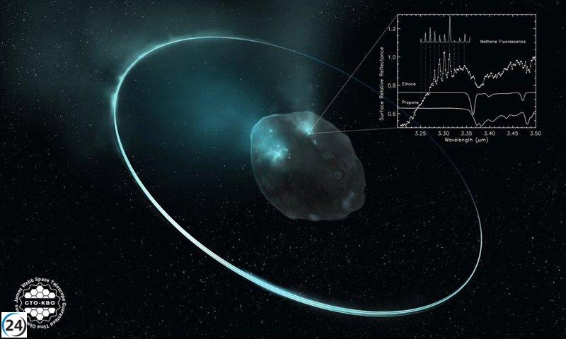 El James Webb revela la primera imagen de los hielos del Sistema Solar formados hace 5.000 millones de años.