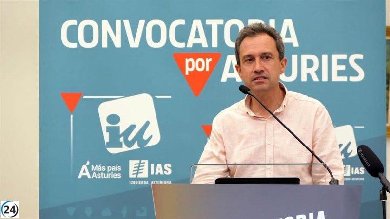 Zapico (IU) critica la falta de mención del Rey sobre la violencia de género, Palestina y la crisis climática en su discurso.