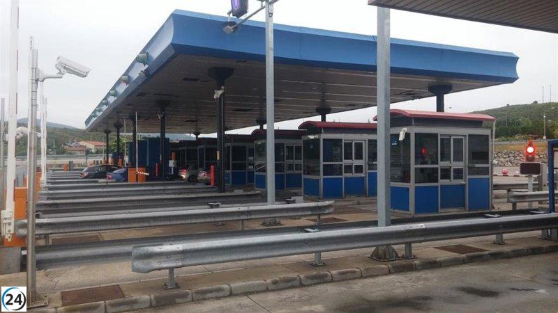 El peaje del Huerna aumenta a 15,57 euros en 2025.