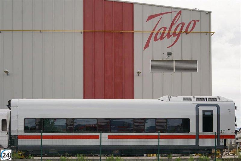 Restablecido el servicio de trenes Talgo Avril tras solucionar la falla técnica.