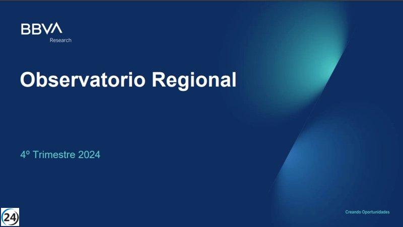 BBVA Research anticipa un crecimiento del 2% para Asturias en 2025 y del 1,7% para 2026.