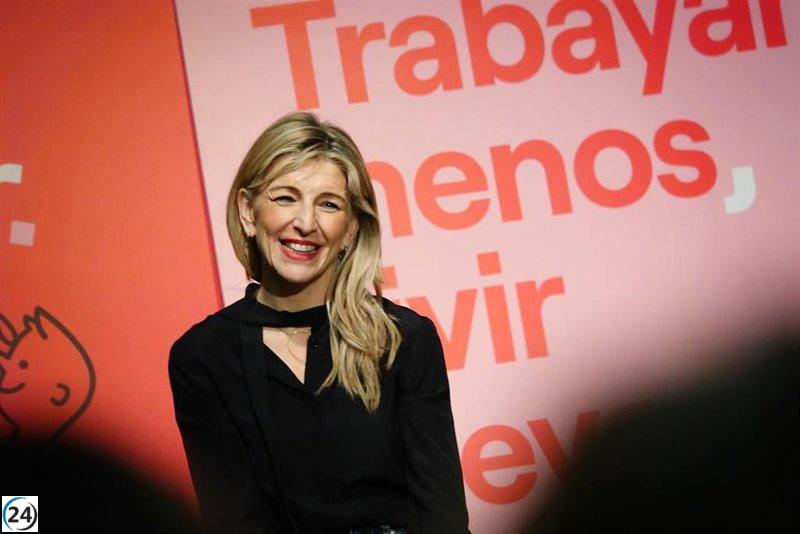 Díaz lanza en Asturias su plan para acortar la jornada laboral: “Buscamos más tiempo de vida”
