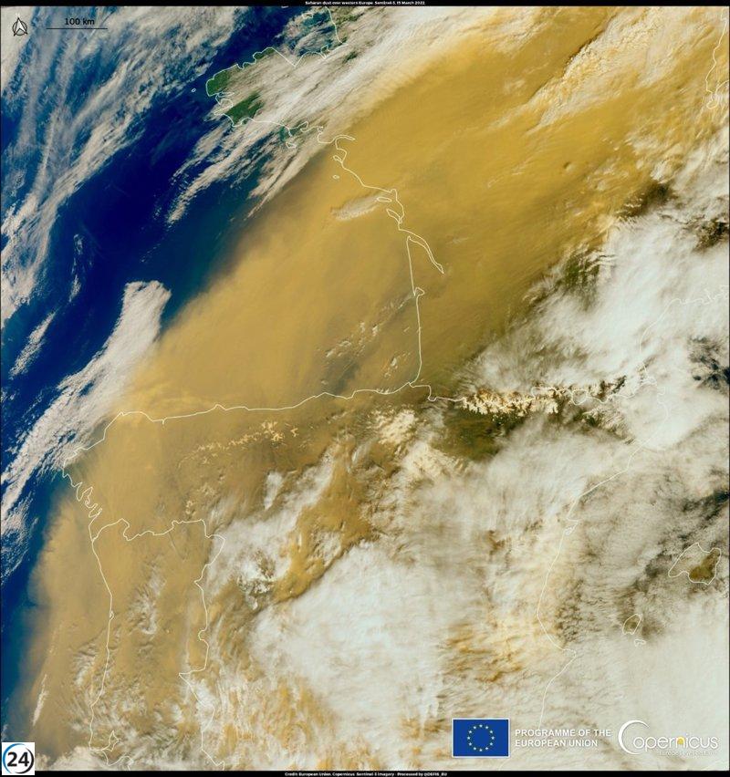 Investigación concluye que la radiación en tormentas de arena del Sáhara no representa peligro para la salud.