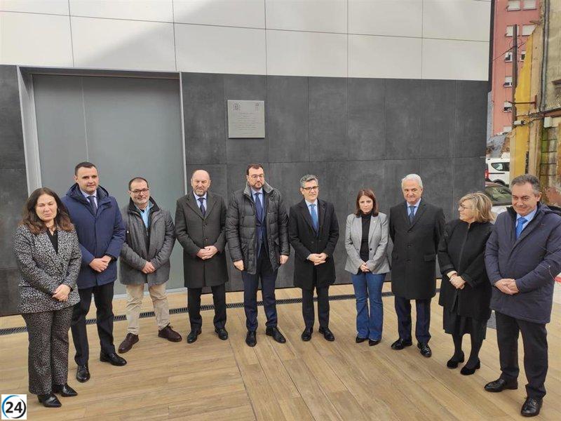 El palacio de justicia de Langreo ha llevado a cabo 353 casos desde su inauguración.