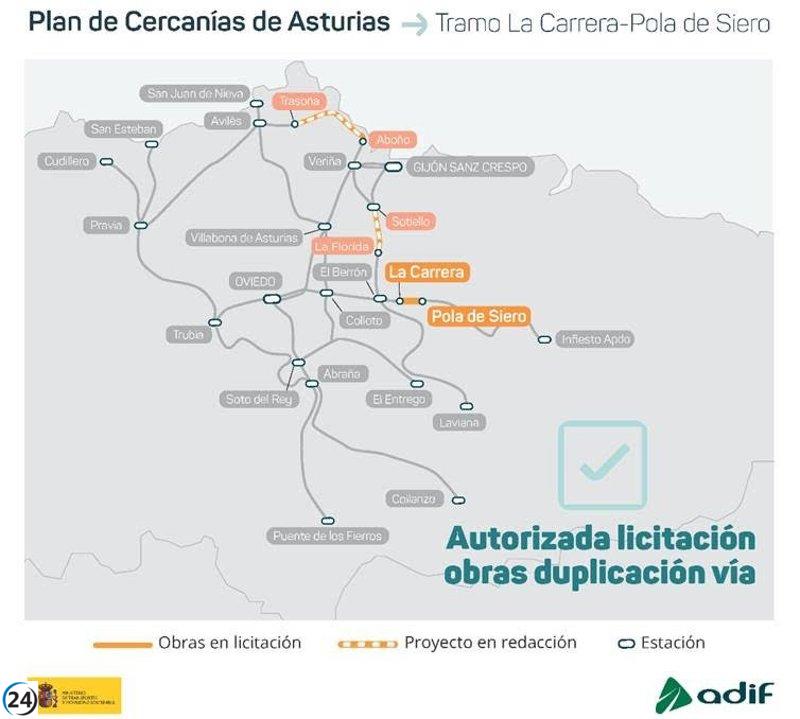 Gobierno da luz verde a licitación de 21,3 millones para duplicar vía en línea C-6.