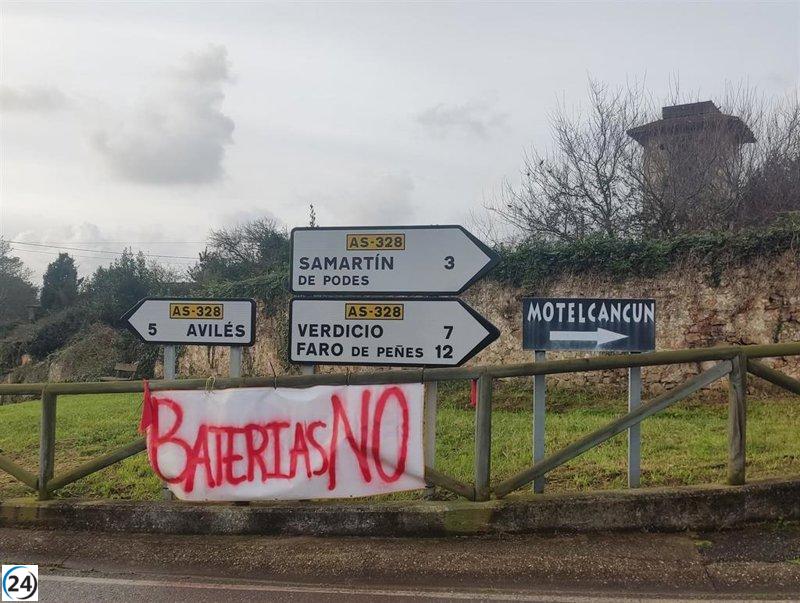 Ecologistas se oponen al desarrollo de un parque de baterías en Gozón.