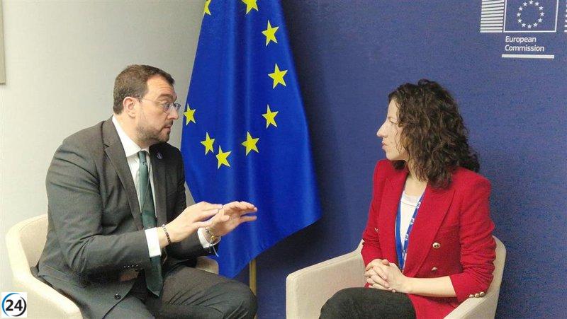 Barbón concluye su visita a Estrasburgo destacando el papel crucial del Parlamento Europeo frente a las políticas estadounidenses.
