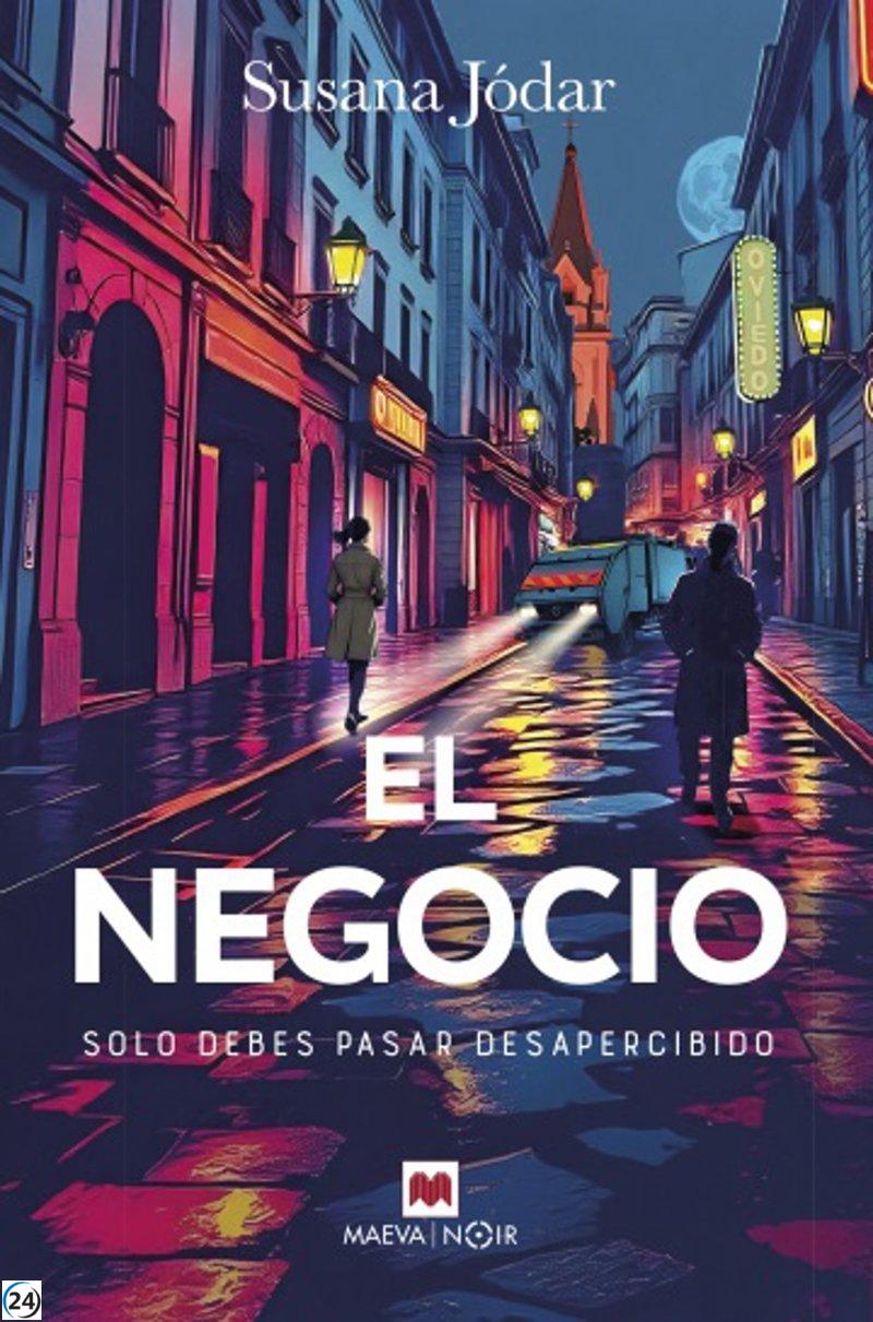 Susana Jódar localiza su intrigante novela 'El Negocio' en Oviedo.