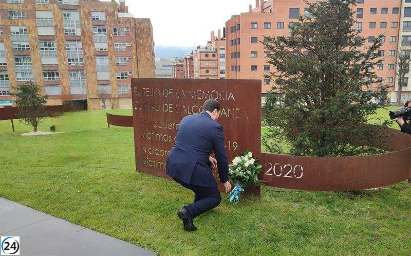 Asturias recuerda al primer víctima del COVID-19 en su quinto aniversario.