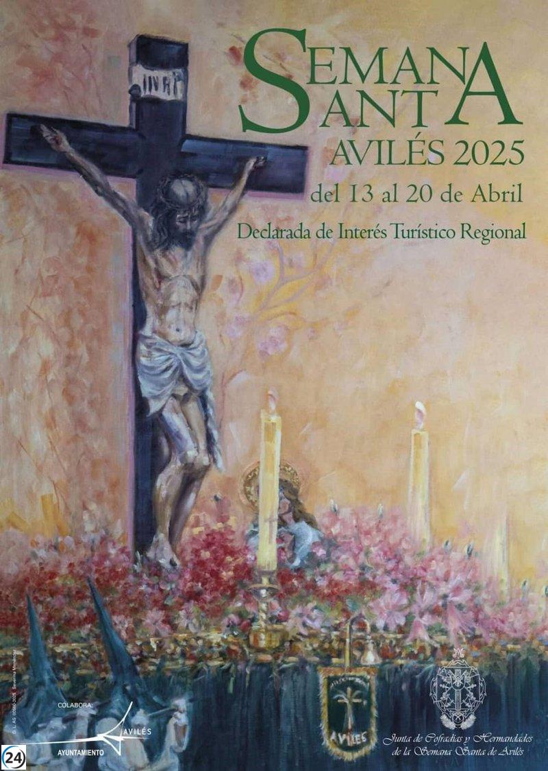Tradicionales procesiones avilesinas de Semana Santa.