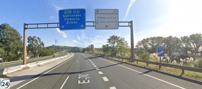 Se inaugura hoy un tramo de la A-67 que conecta Torrelavega con Santander.