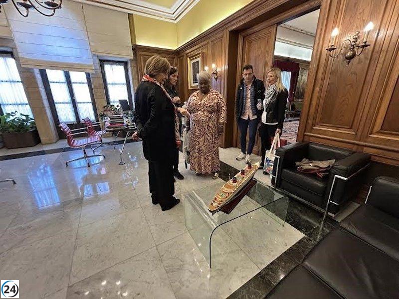 Avilés fortalece vínculos históricos con la delegación de San Agustín, Florida.