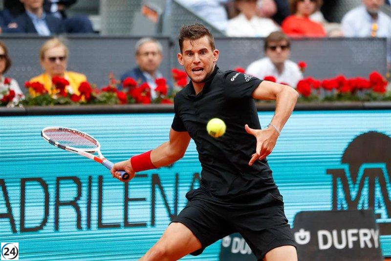 Dominic Thiem confirmando su participación en el Torneo BDO de Tenis Playa Luanco 2025.