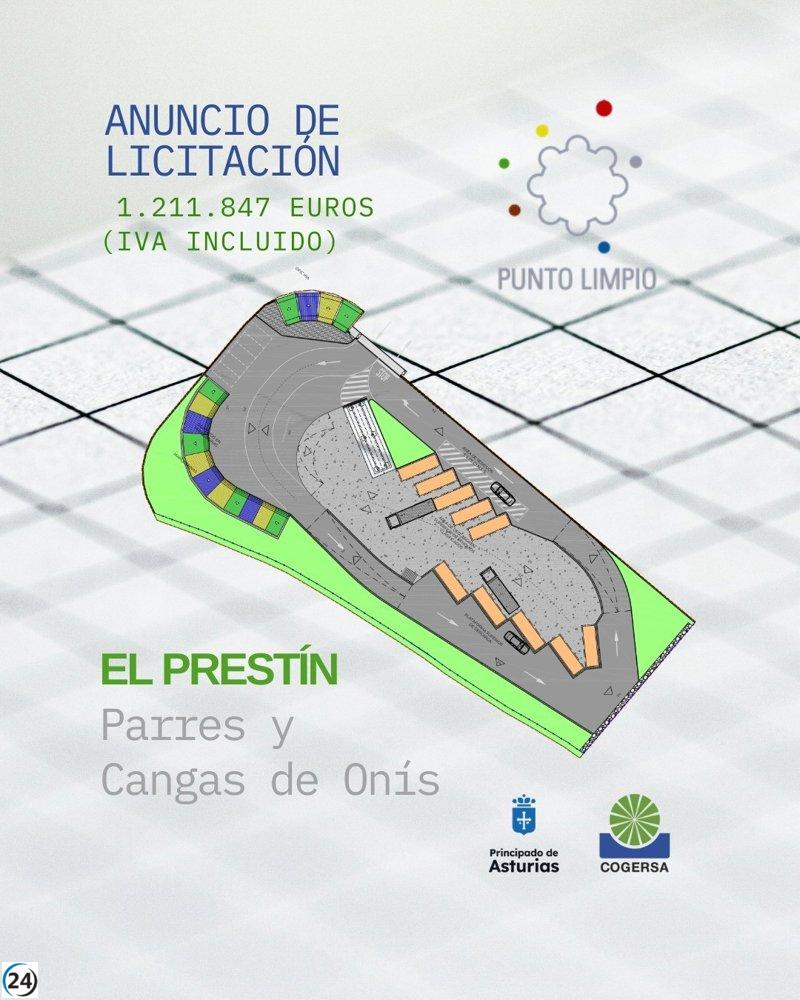 Nuevo punto limpio de Cogersa en Parres y Cangas de Onís, con una inversión de 1,2 millones de euros.