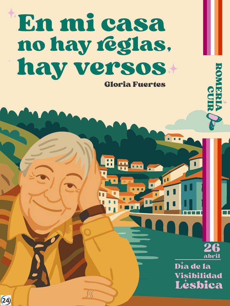 La Romería Cuir homenajeará a Gloria Fuertes en su V Descenso del Sella LGTBIQ+.