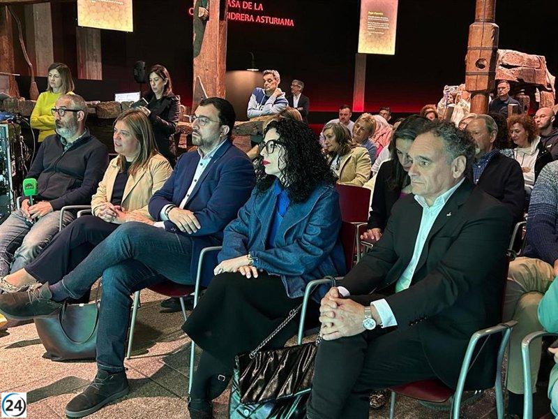 Barbón impulsa el turismo asturiano con sidra y energías renovables.