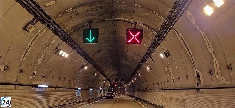 Cortes programados en el túnel de El Padrún en la A-66, según Transportes.