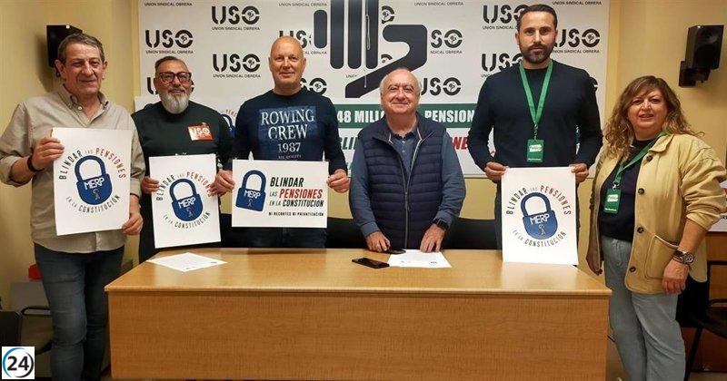 Cien localidades en España se unirán el 29 de mayo para defender las pensiones.