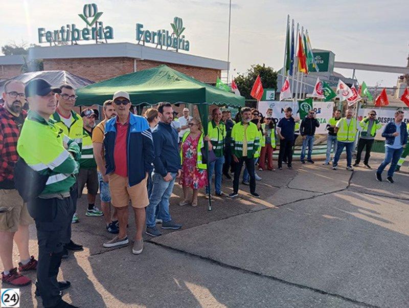 UGT reclama la anulación del ERE en Fertiberia al concluir la huelga y amenaza con nuevas acciones de protesta.