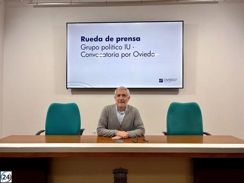 Llamazares critica el Plan de Movilidad de Oviedo como un proyecto vacío y desorientado.