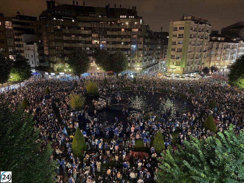 Oviedo festejará este domingo el ascenso de su equipo a Primera división.