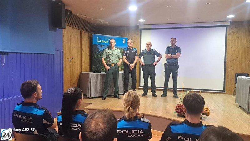 La Guardia Civil capacita a la Policía Local de Pola de Lena en Violencia de Género.