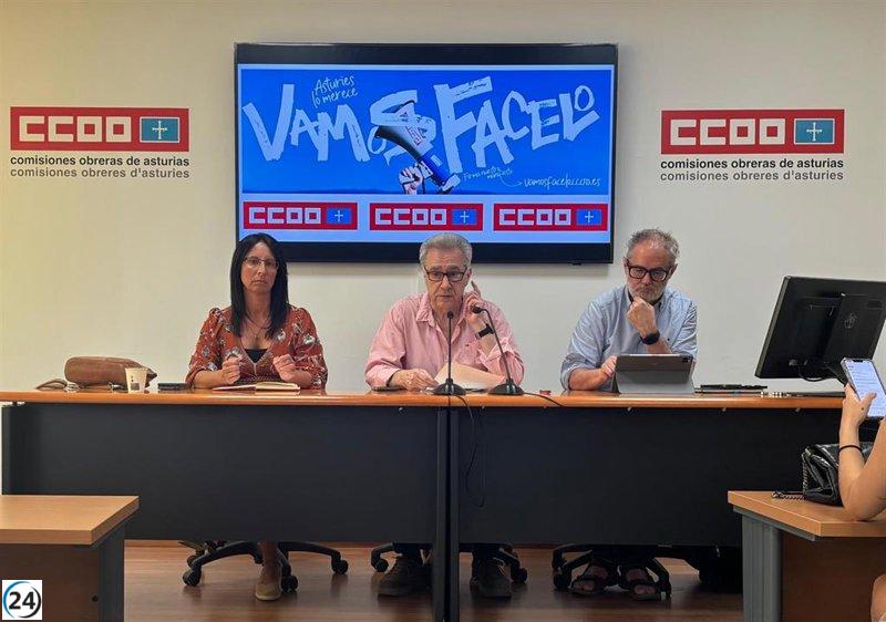 CCOO denuncia que la jubilación parcial en la Administración de Asturias está prácticamente extinguida debido a una normativa nacional.