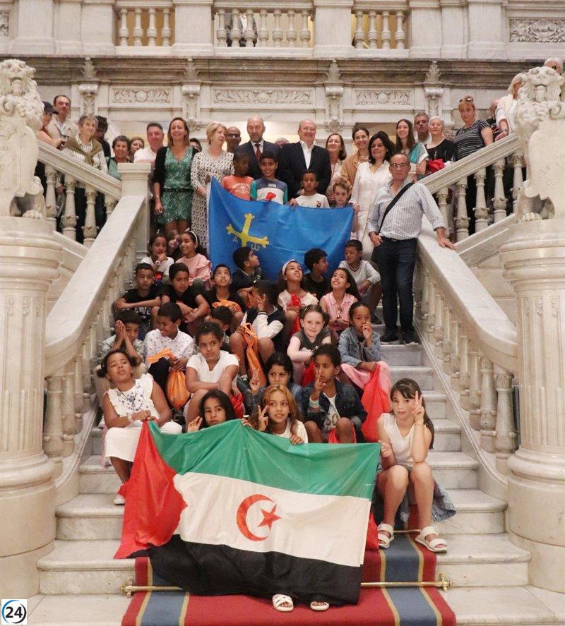 Asturias acoge a los niños saharauis del programa 'Vacaciones en Paz 2025' este viernes.